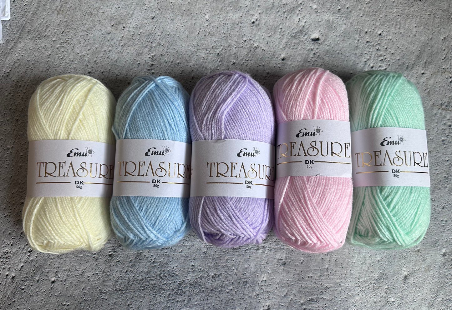 Emu Treasure DK - Pastel Yarn Pack