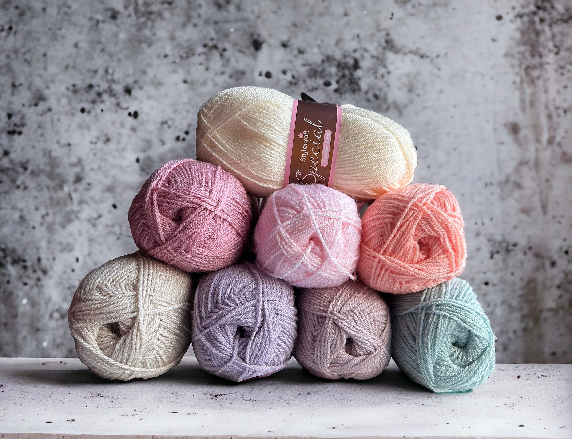 Vintage Rose Yarn 8 Pack - Stylecraft Special dk