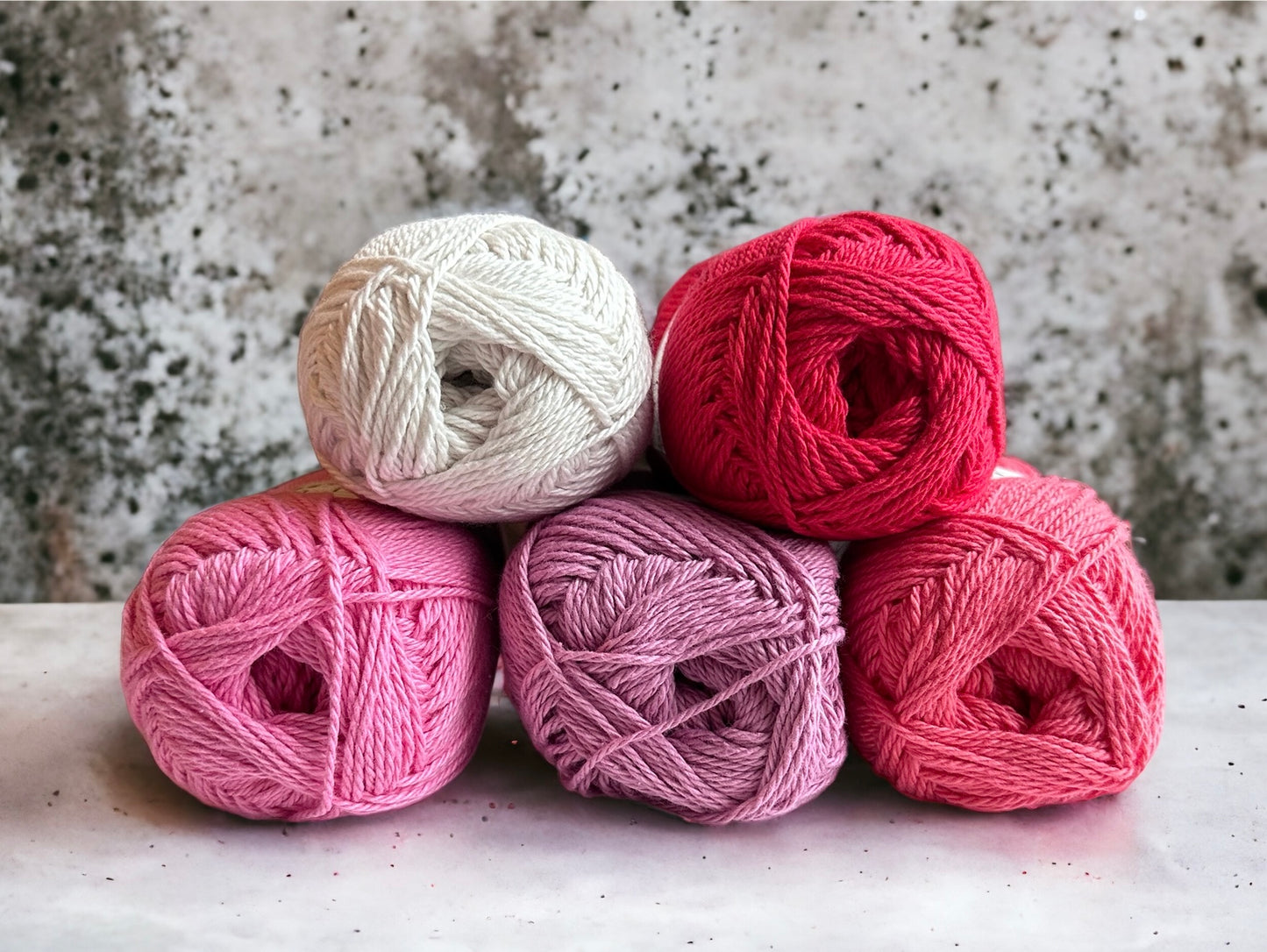 All the Pinks  Emu Cotton dk colour pack