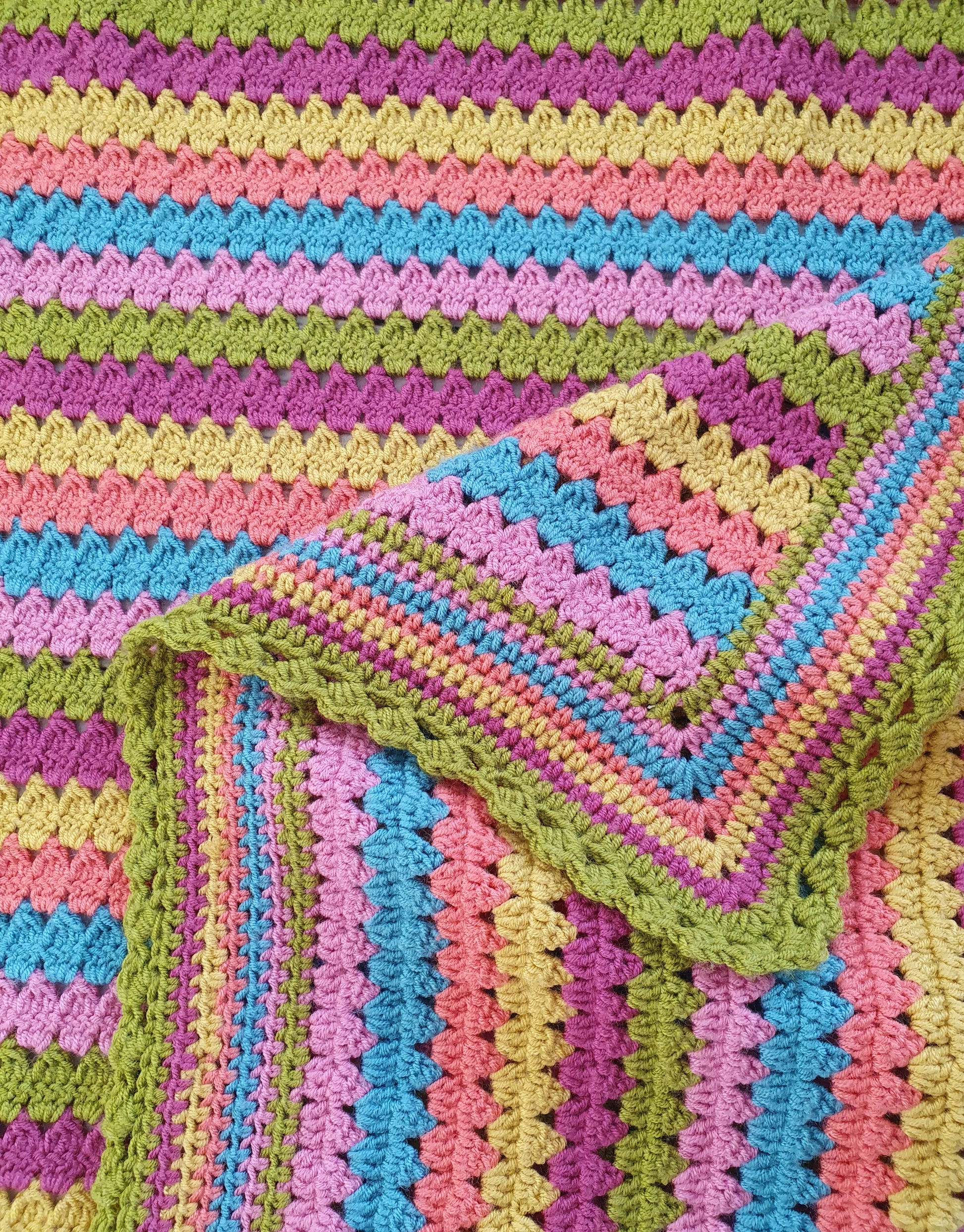 summer stripes crochet kit