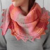 Head Over Heels Pink Shawl Pattern