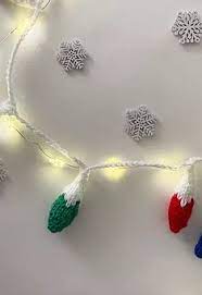 Cygnet Bauble Fairy Lights Knitting Pattern