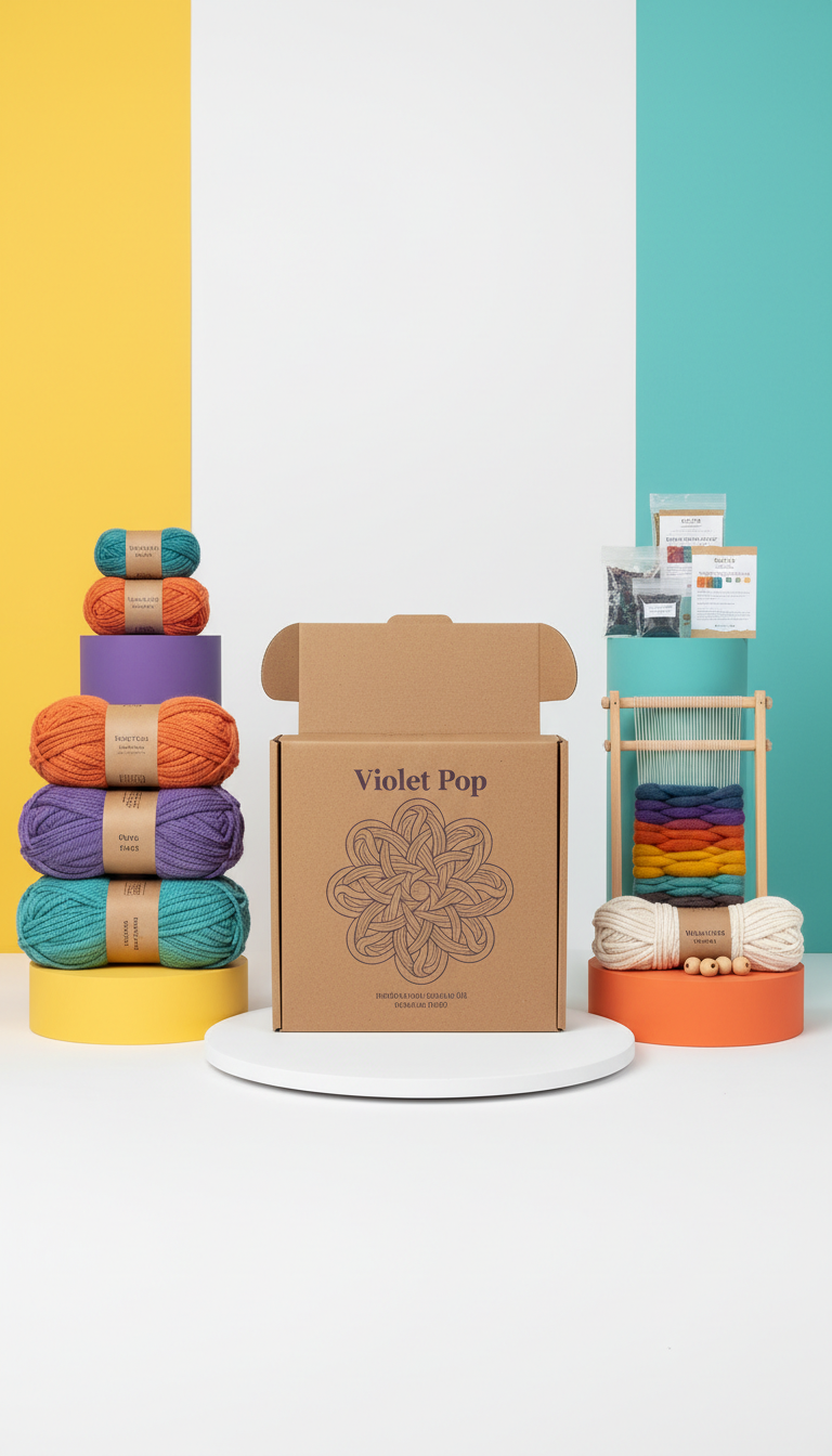 Violet Pop signature fiber artist collaboration pack