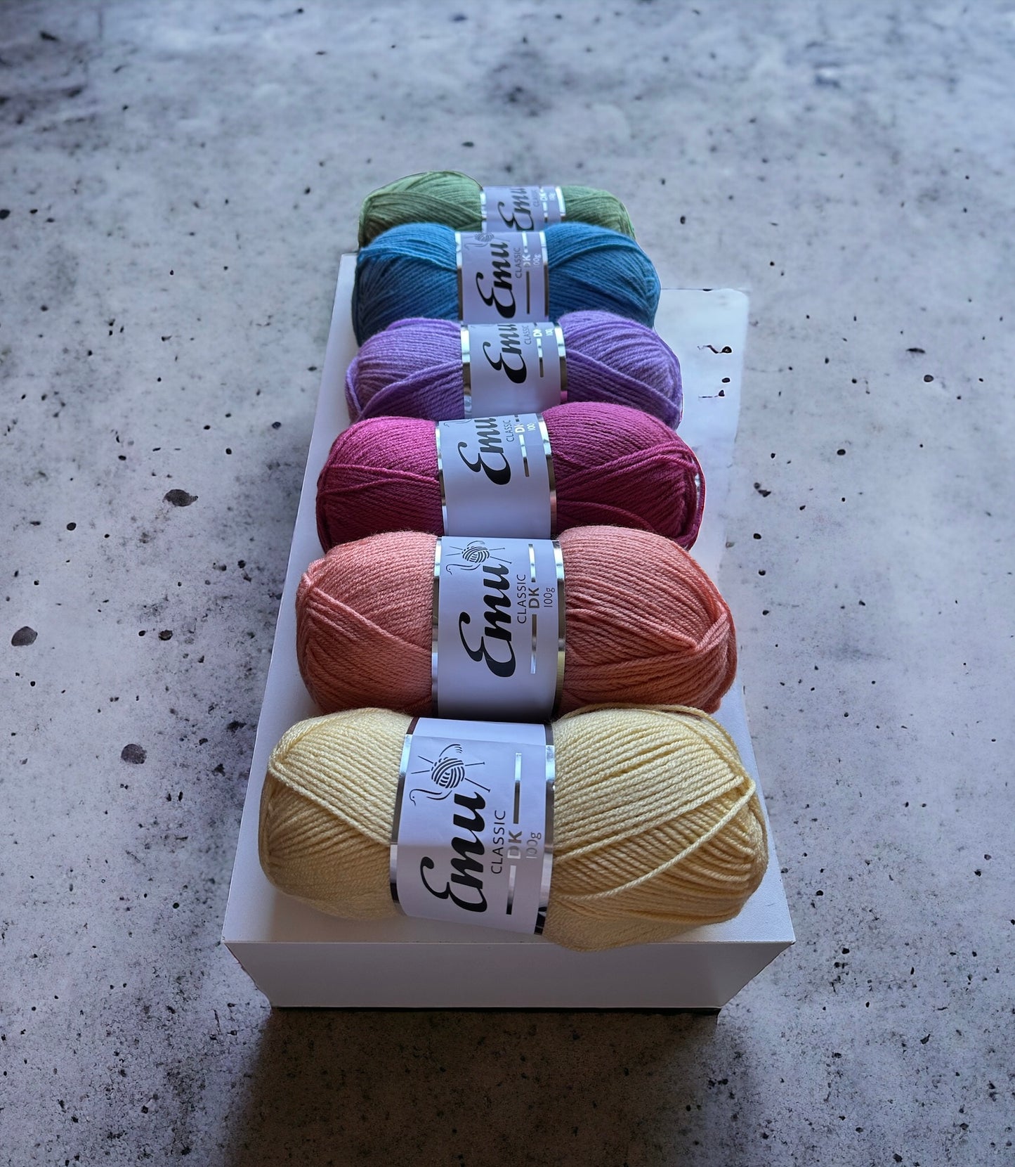 Dusky Rainbow (Small) Yarn Pack - Emu Classic dk