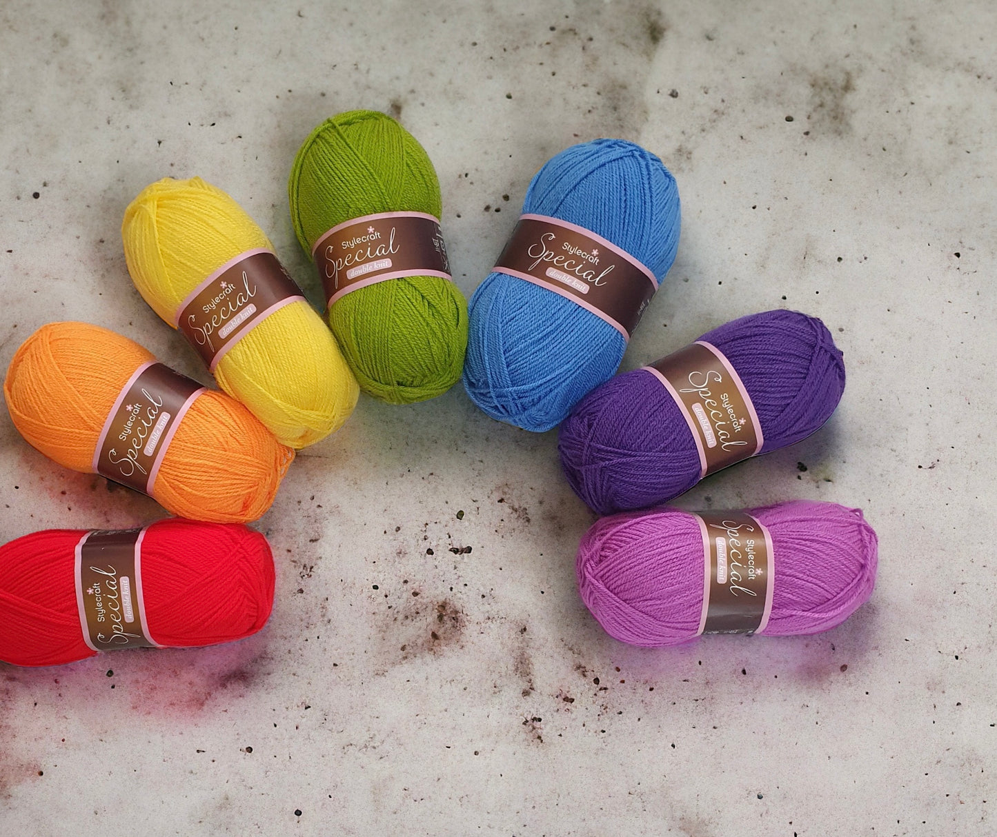 Rainbow Yarn Pack 2  Stylecraft Special dk