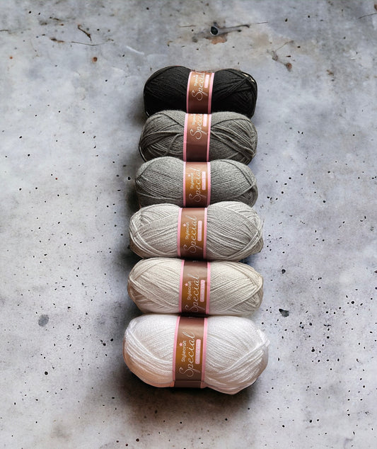 Grey Ombre Yarn Pack - Stylecraft Special dk