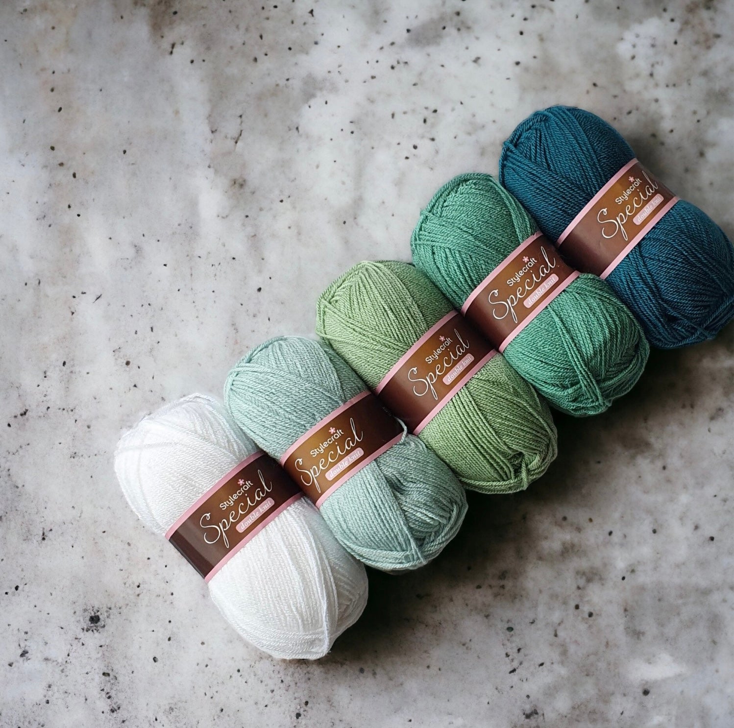 Green Ombre Yarn Pack - Stylecraft Special DK