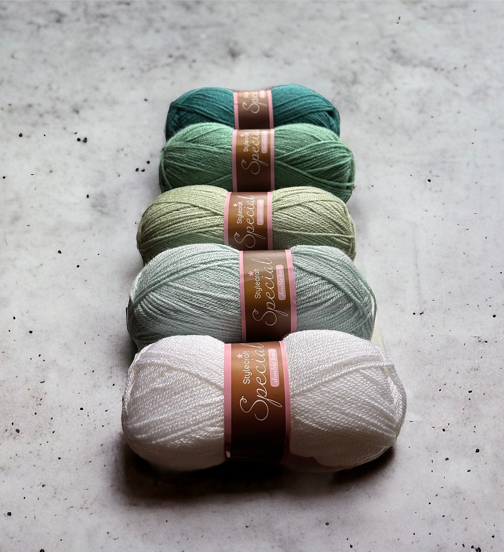 Shades of Green Crochet Kit