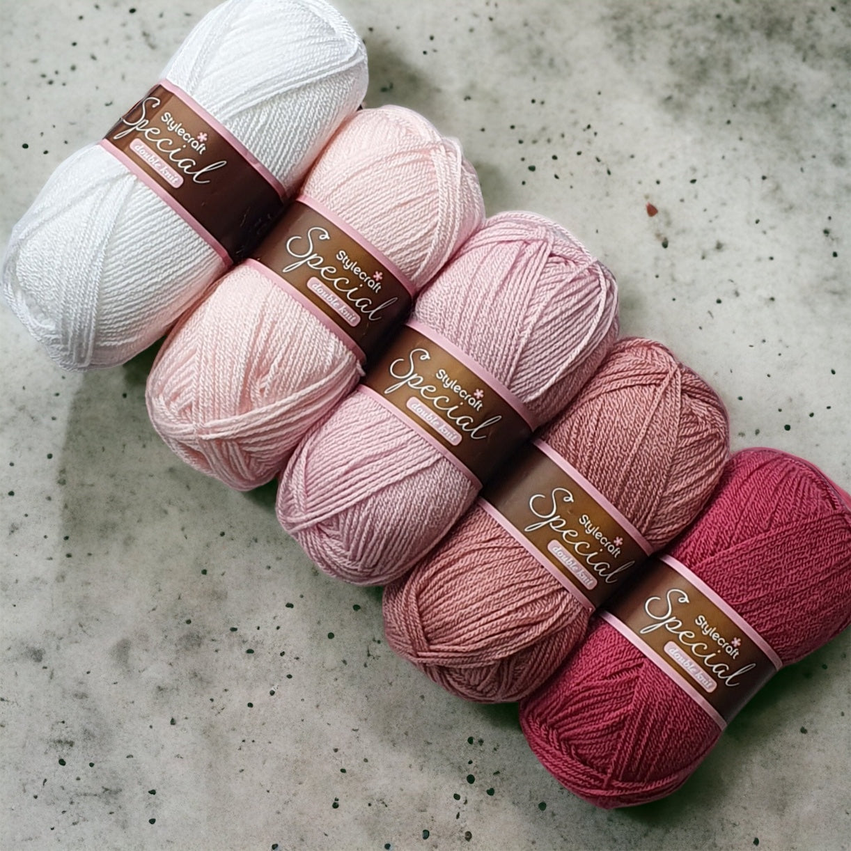 Pink Ombre Yarn Pack - Stylecraft Special DK