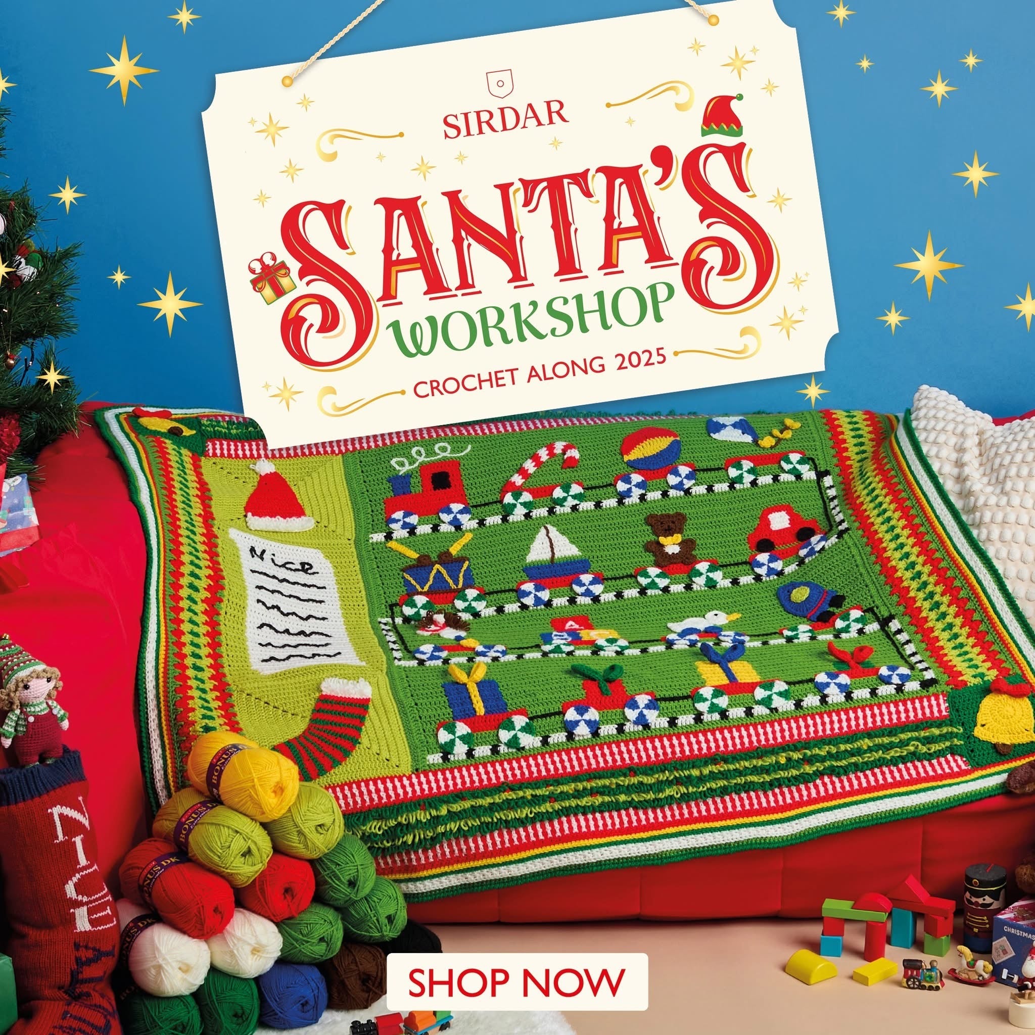 Sirdar Christmas Crochet A Long