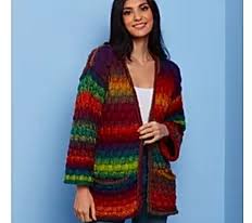Cygnet Boho Chunky Slouchy Boho Cardigan Knitting Pattern