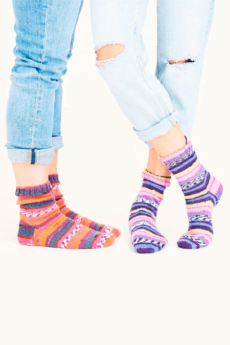 Stylecraft Head Over Heels Sock Pattern by Stuart Hillard
