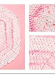 Kiddies Kaleidoscope Strawberry Ripple Filet Blanket Crochet Pattern