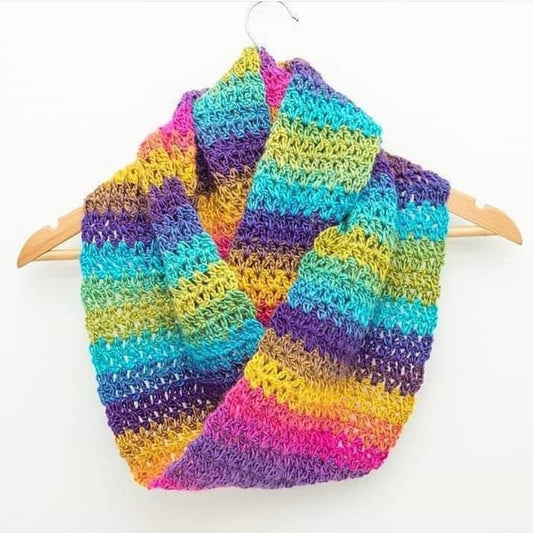 Boho Infinity Scarf Crochet Kit