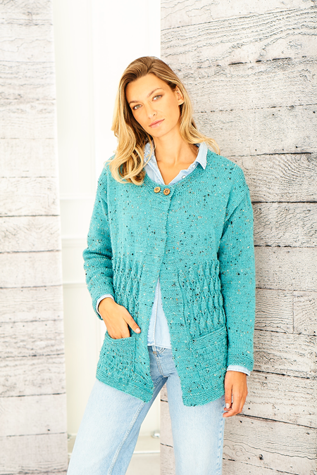 Stylecraft Life DK Cardigan and Snood Knitting Pattern