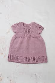 Cygnet Pure Baby DK Rose Dress Knitting Pattern