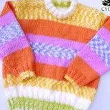 cygnet yarns babycakes round neck sweater free pattern