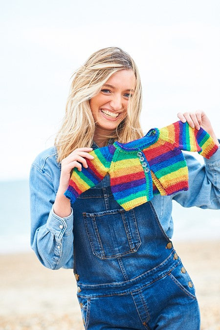 stylecraft show your pride baby cardigan pattern