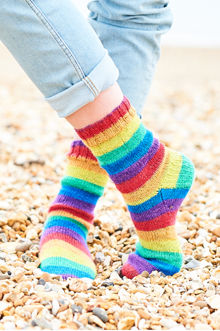 Stylecraft Head over Heels free socks pattern