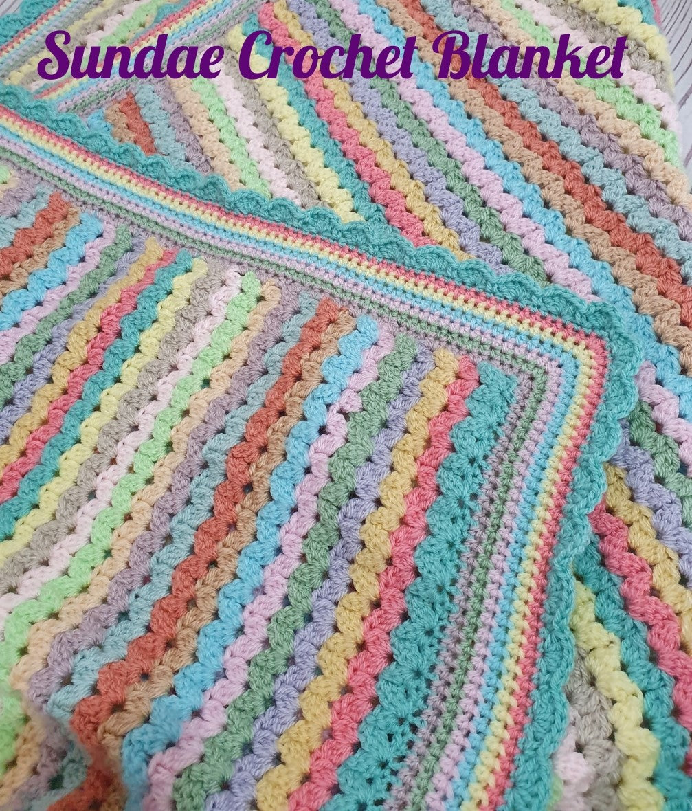 Sundae crochet blanket - stylecraft special free pattern
